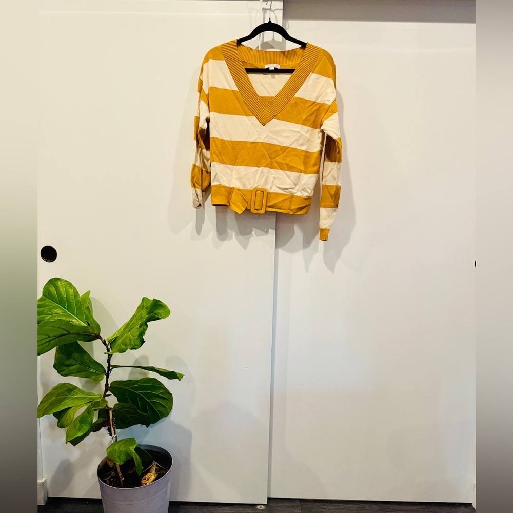 Eva Mendes V Neck Sweater Top
Size Medium